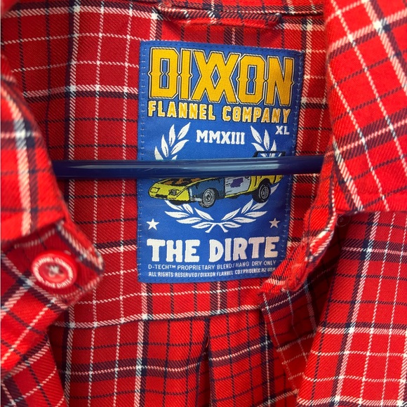 🔥2/$150🔥DIXXON The Dirte Long sleeve Flannel Plaid Men’s XL - Picture 5 of 7